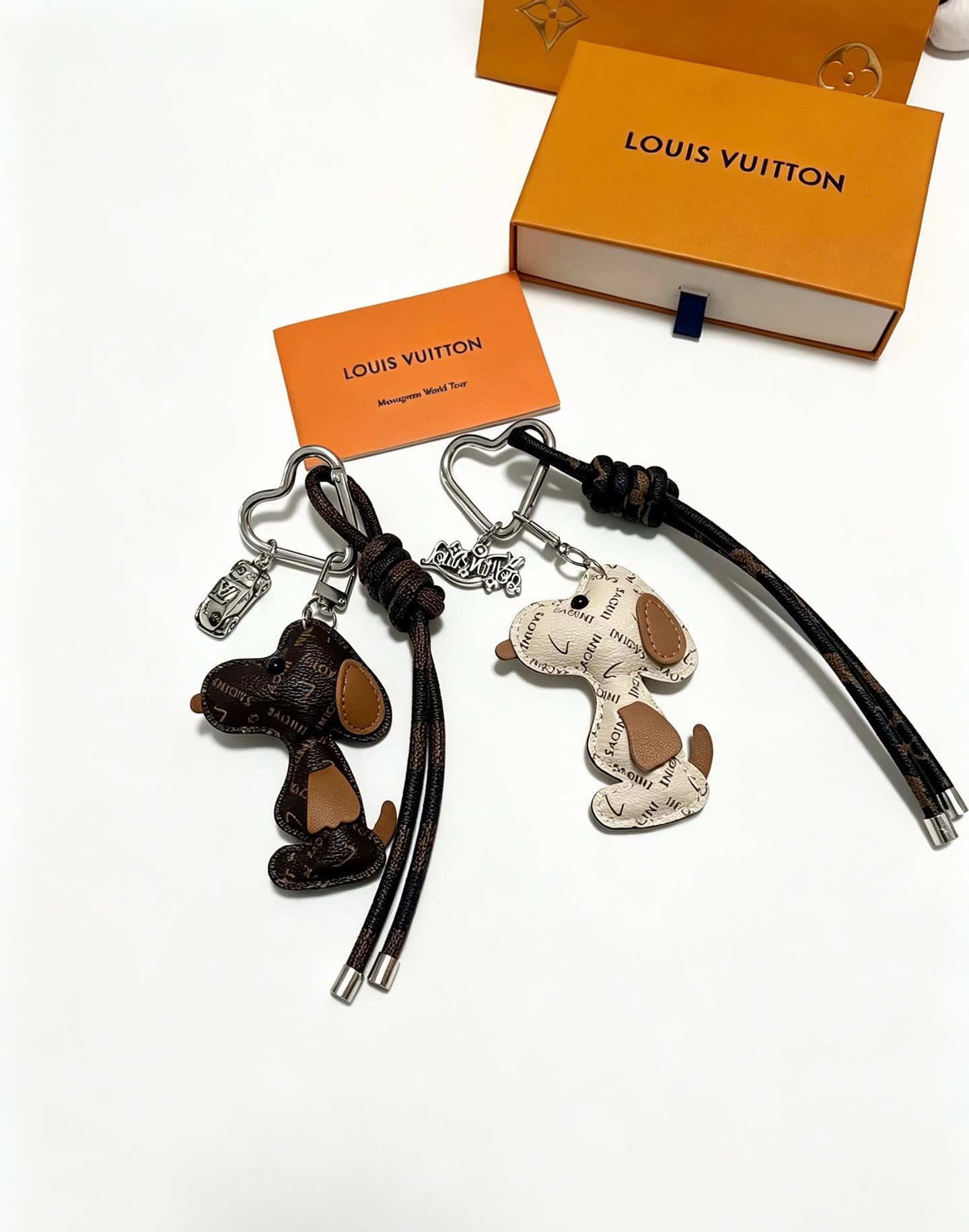 Louis Vuitton Monogram Dog Keychain